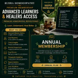 Homeopathic Advanced Clinical Repositories – Annual Membership